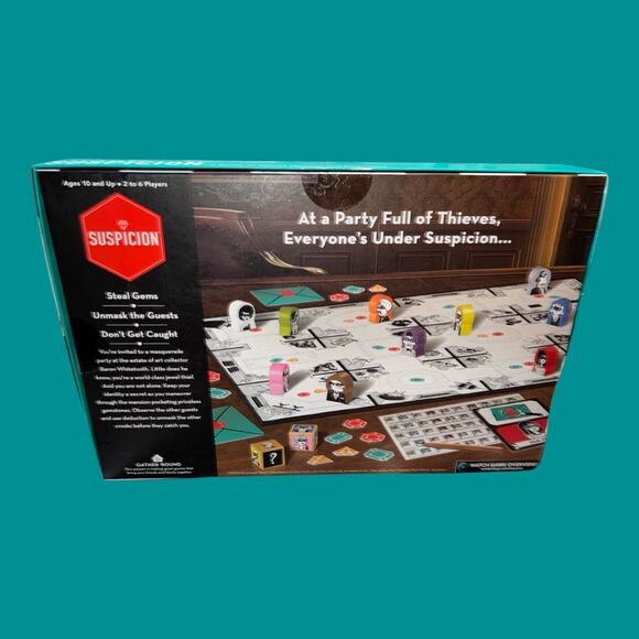 Gather Round Suspicion  Board Game The Game of Secret Identity And Deduction - Picture 2 of 5